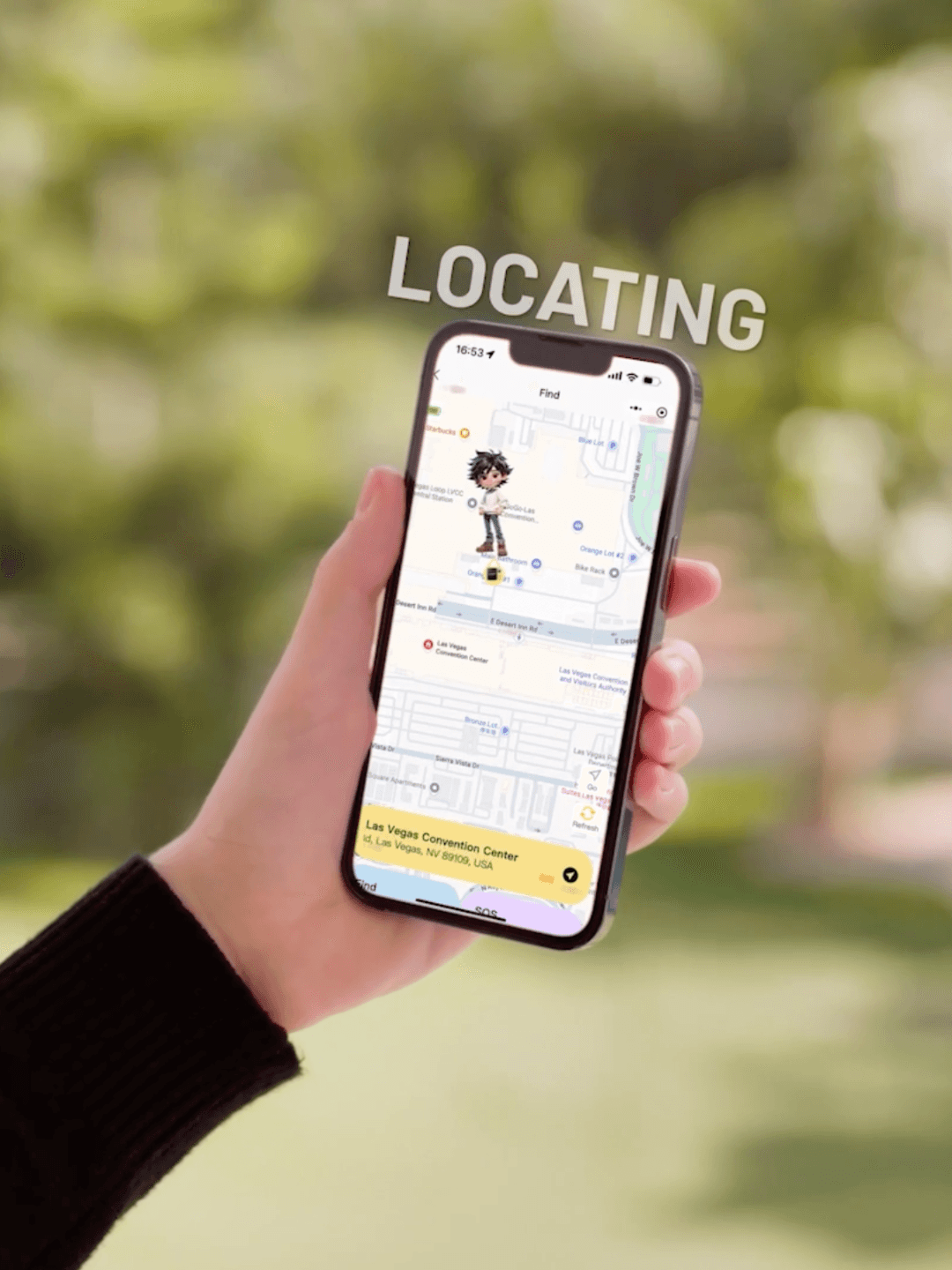 One-tap locating for parents